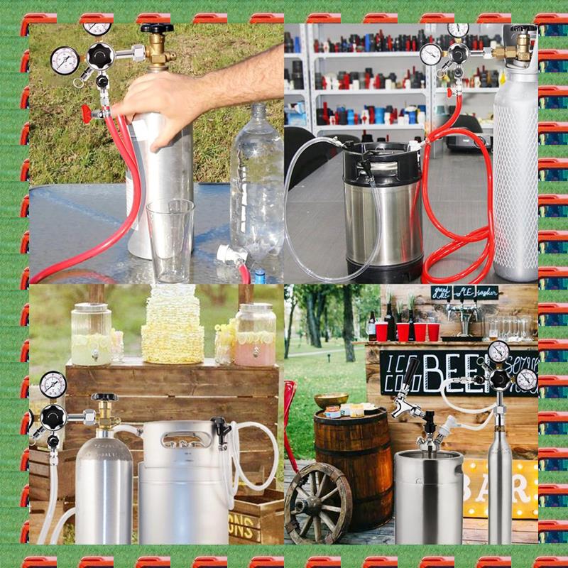Co2 Regulator Dual Stage - Regulator Tong CGA-320, Regulator Co2 Pengukur