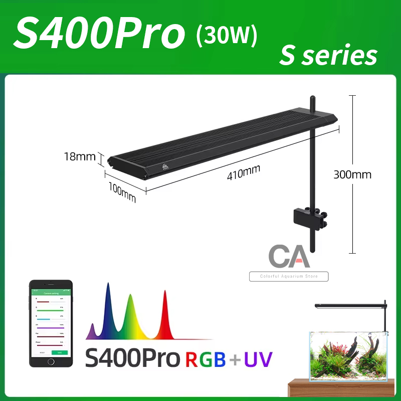 Aquarium Plant Light Spectrum - Lampu Akuarium WEEK AQUA Seri S