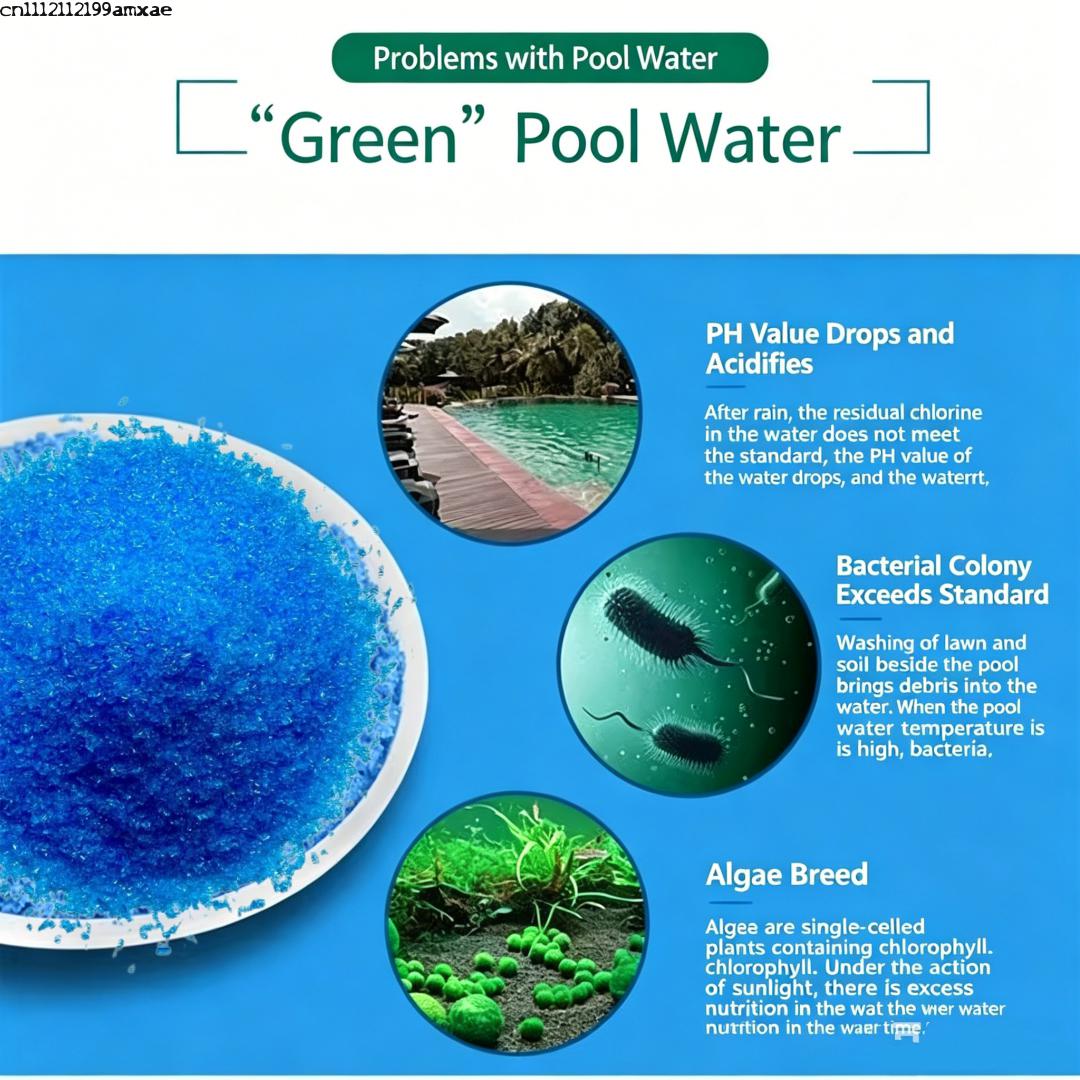 Aquarium Plant Fertilizer - Tembaga Sulfat Pentahidrat Kemurnian Tinggi Untuk