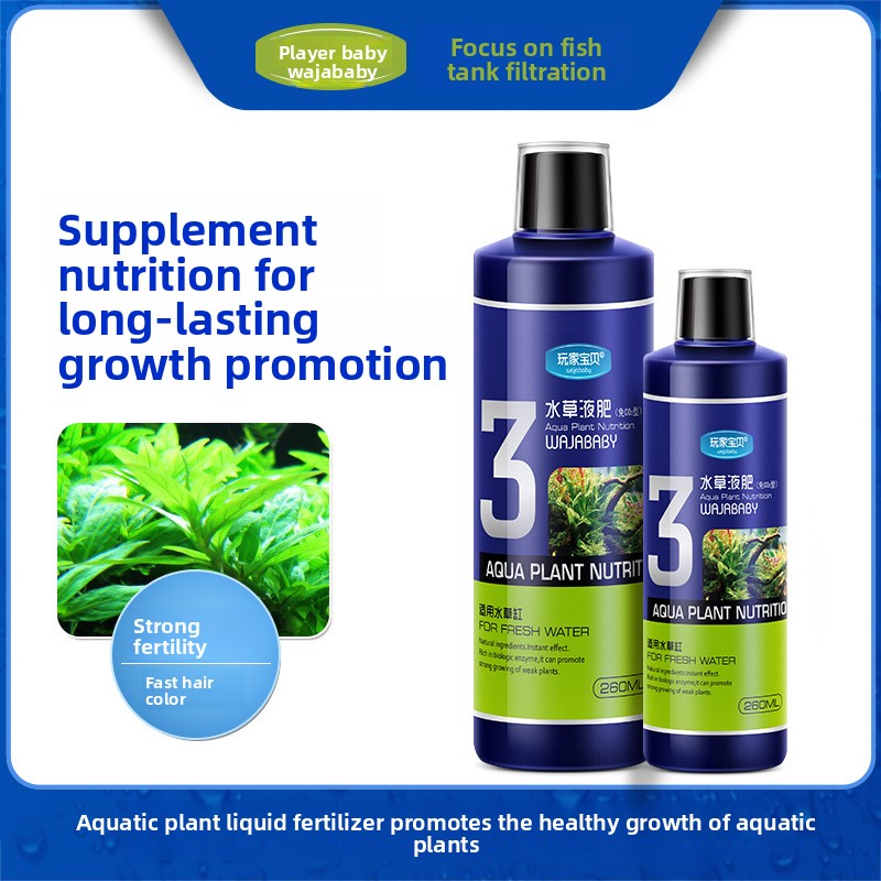 Aquarium Plant Liquid Fertilizer - Pupuk Cair WAJABABY untuk Tanaman Akuarium