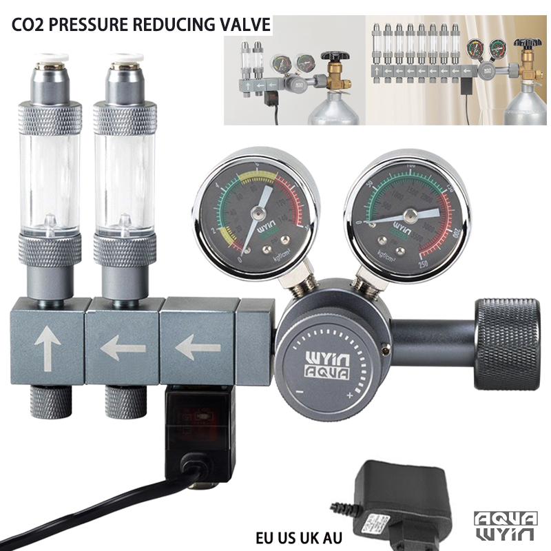 Co2 Regulator Dual Stage - Regulator CO2 DIY untuk Akuarium, Katup
