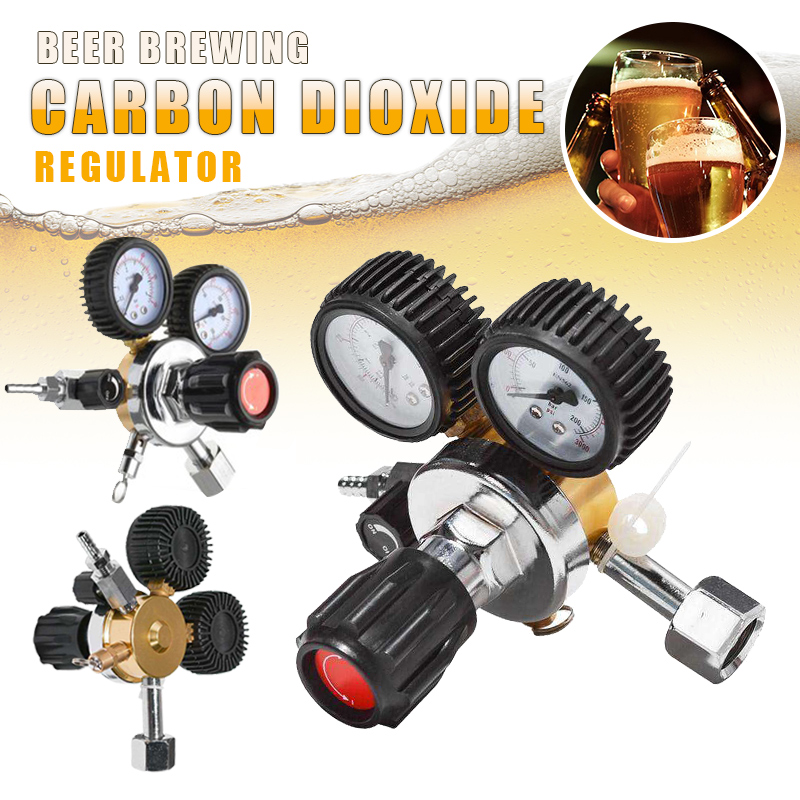Co2 Regulator Dual Stage - Regulator botol Gas CO2 karbon dioksida