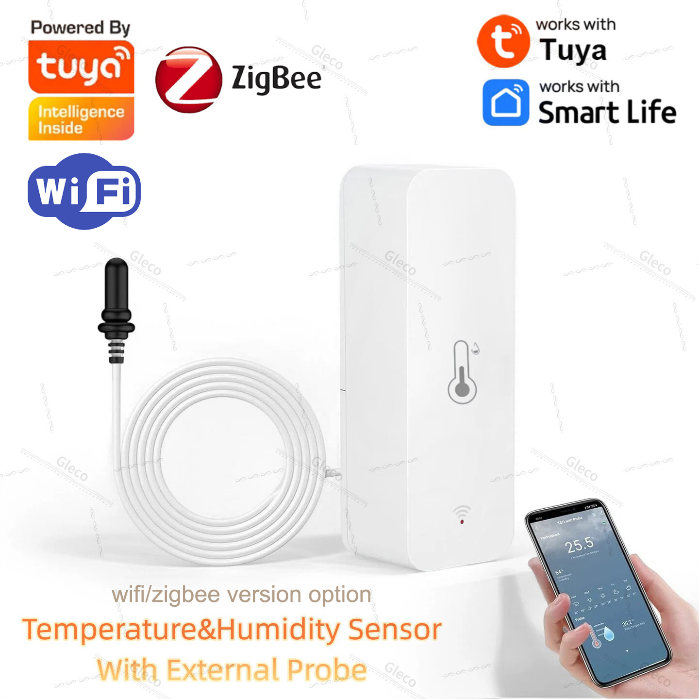 Aquarium Plant Delivery - Sensor Suhu dan Kelembapan Tuya Wifi