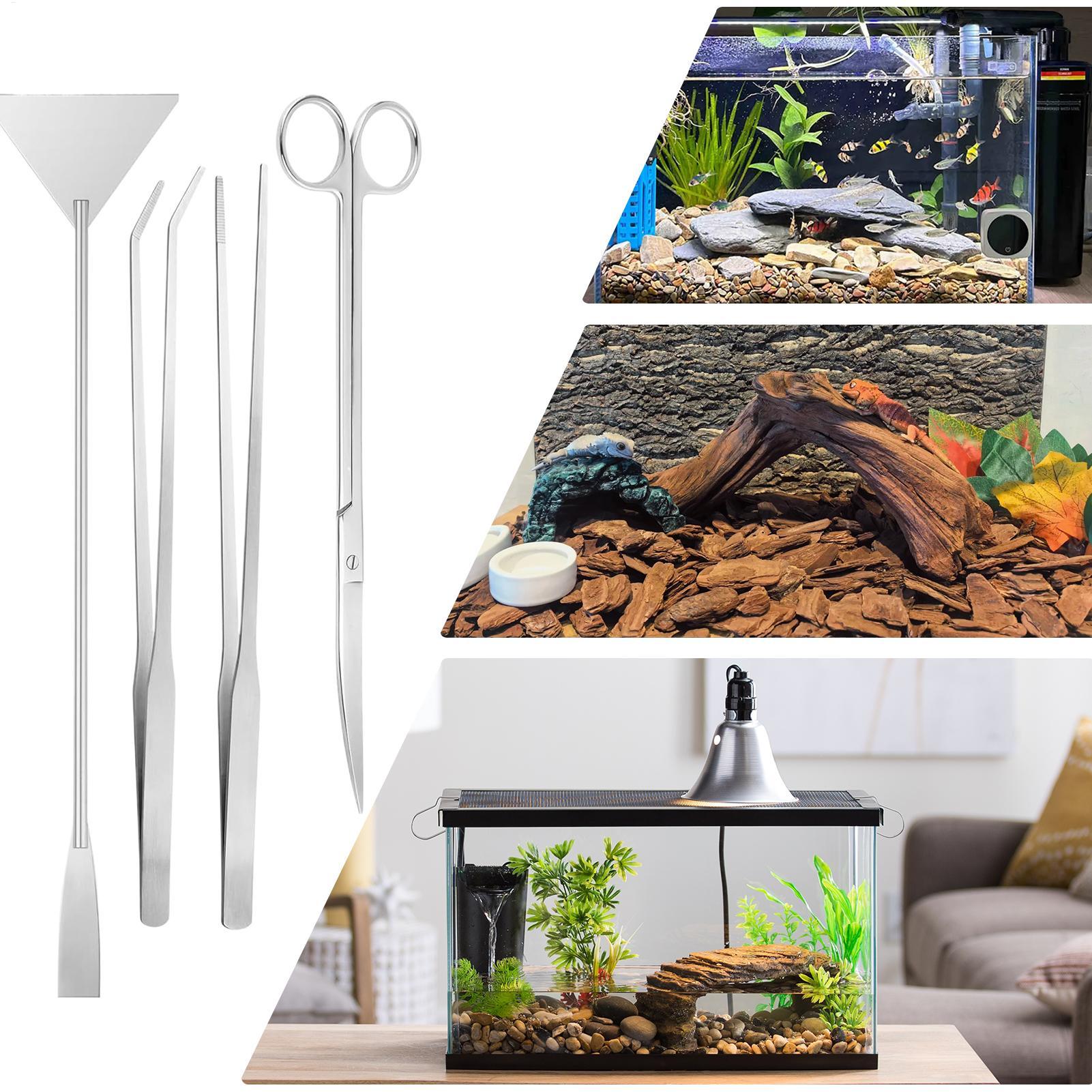 Planted Aquarium Maintenance - 4 Buah Kit Alat Akuarium Set