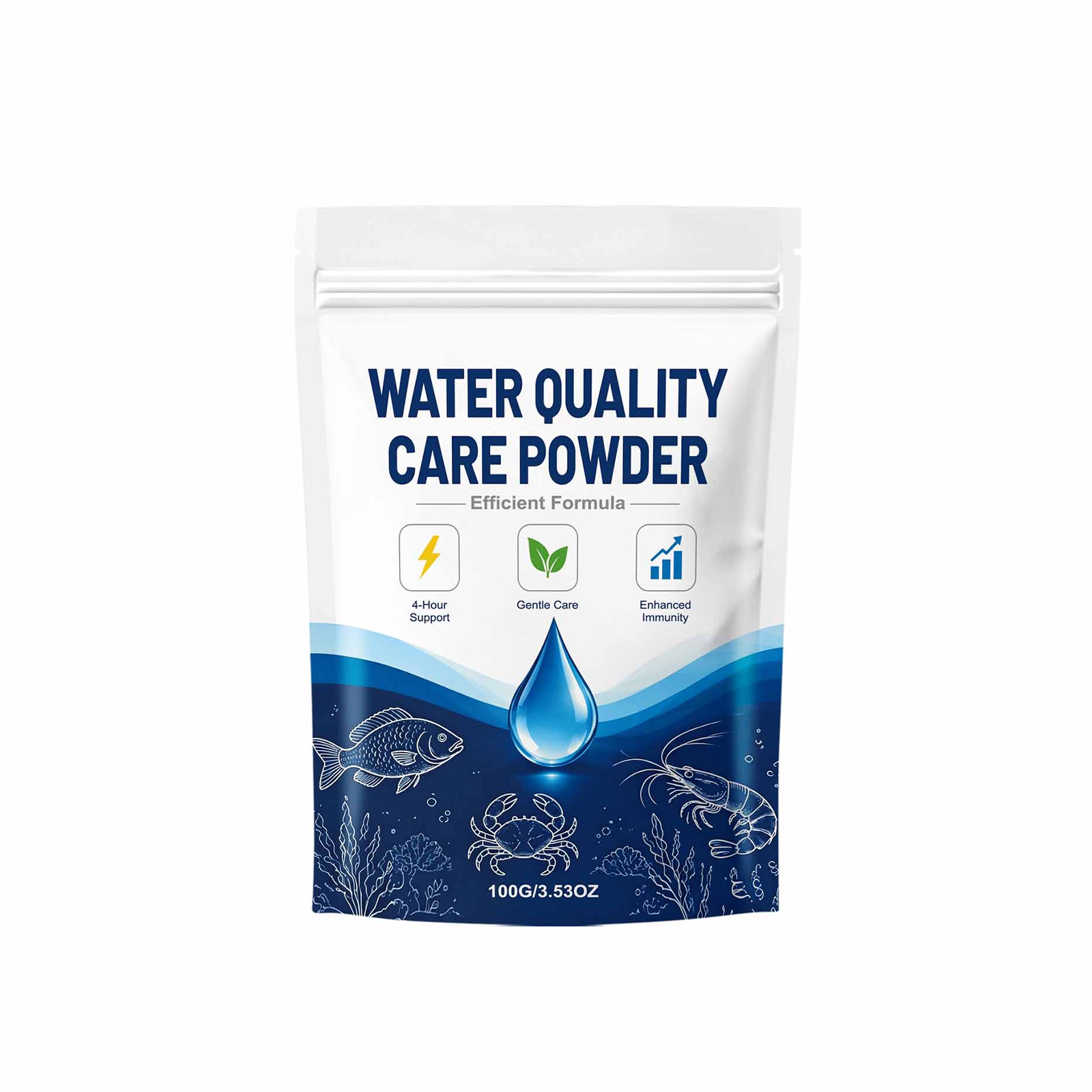Planted Aquarium Cloudy Water - 1/2/3/5 Buah Bubuk Pembersih Air Akuarium