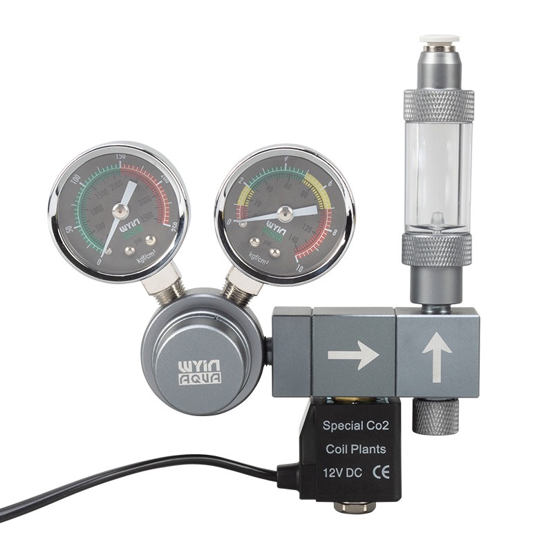 Co2 Regulator Dual Stage - Regulator CO2 Akuarium Katup Solenoid Meter