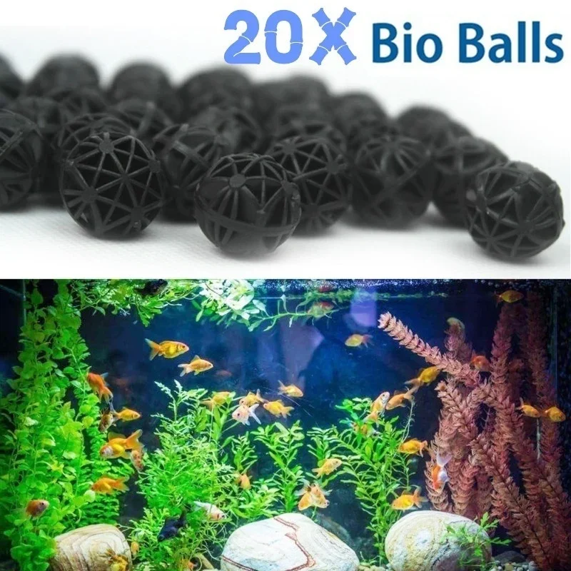 Aquarium Plant Fertilizer - 20 Buah 16Mm Bola Bio Akuarium