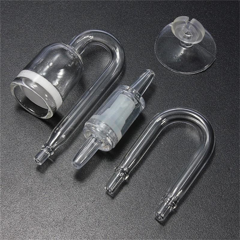 Aquarium Planted Tank Substrate - Mini Diffuser CO2 Akrilik Bentuk U