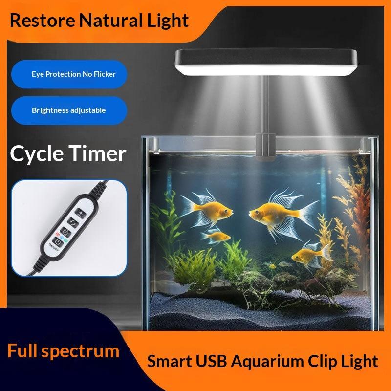 Aquarium Plant Light Spectrum - Lampu Akuarium LED Spektrum Penuh 360
