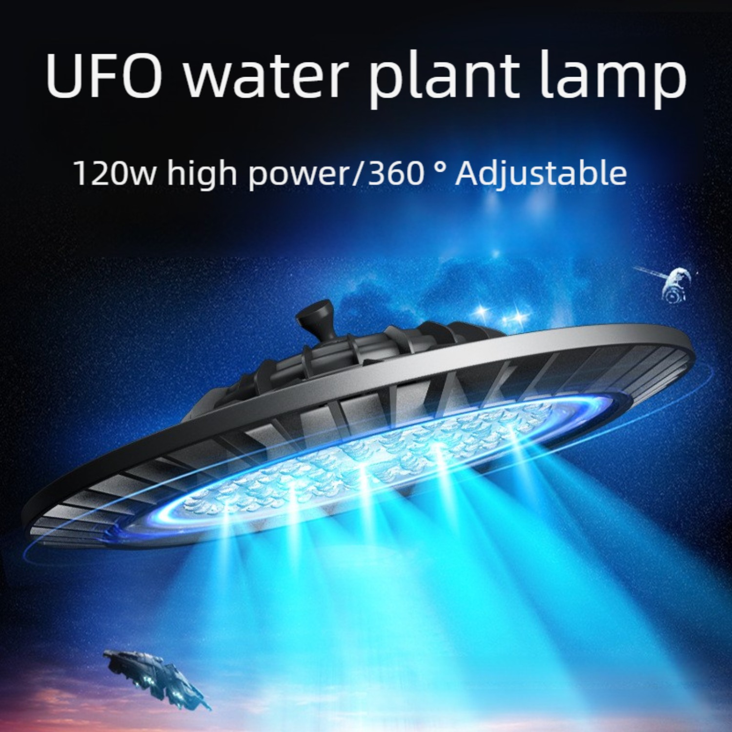Aquarium Plant Light Spectrum - Lampu Akuarium LED 120W dengan Kontrol