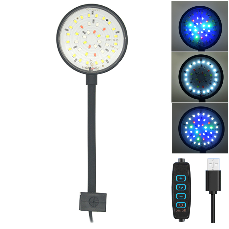 Lampu LED akuarium USB dekoras - Aquarium Plant Light Spectrum ulasan dan harga