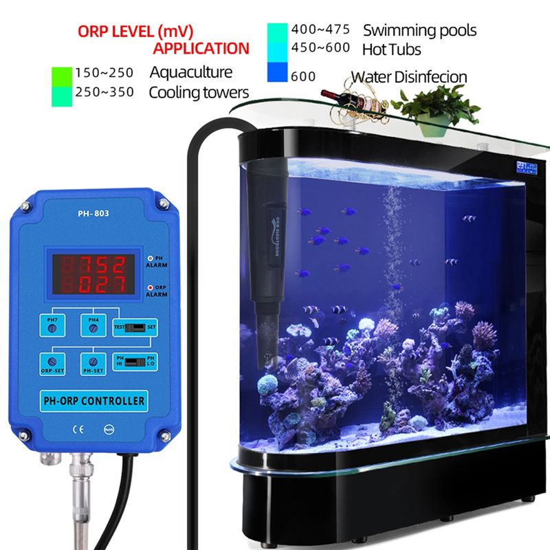 A01E-Digital 2 & 1 PH ORP Moni - Planted Aquarium Ph ulasan dan harga