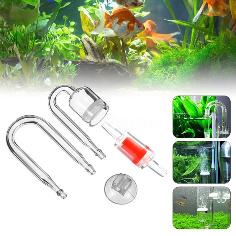 4 buah Set CO2 DIY Diffuser, u - Planted Aquarium Maintenance ulasan dan harga