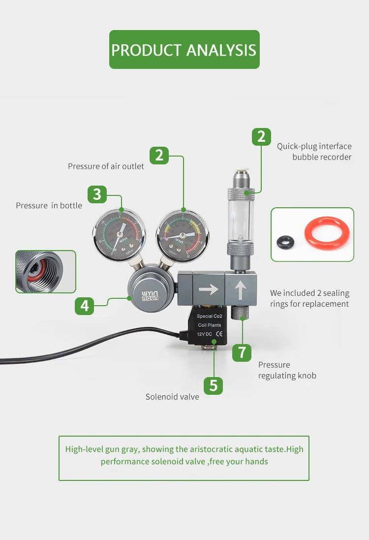 Regulator CO2 Akuarium Katup S - Co2 Regulator Dual Stage ulasan dan harga