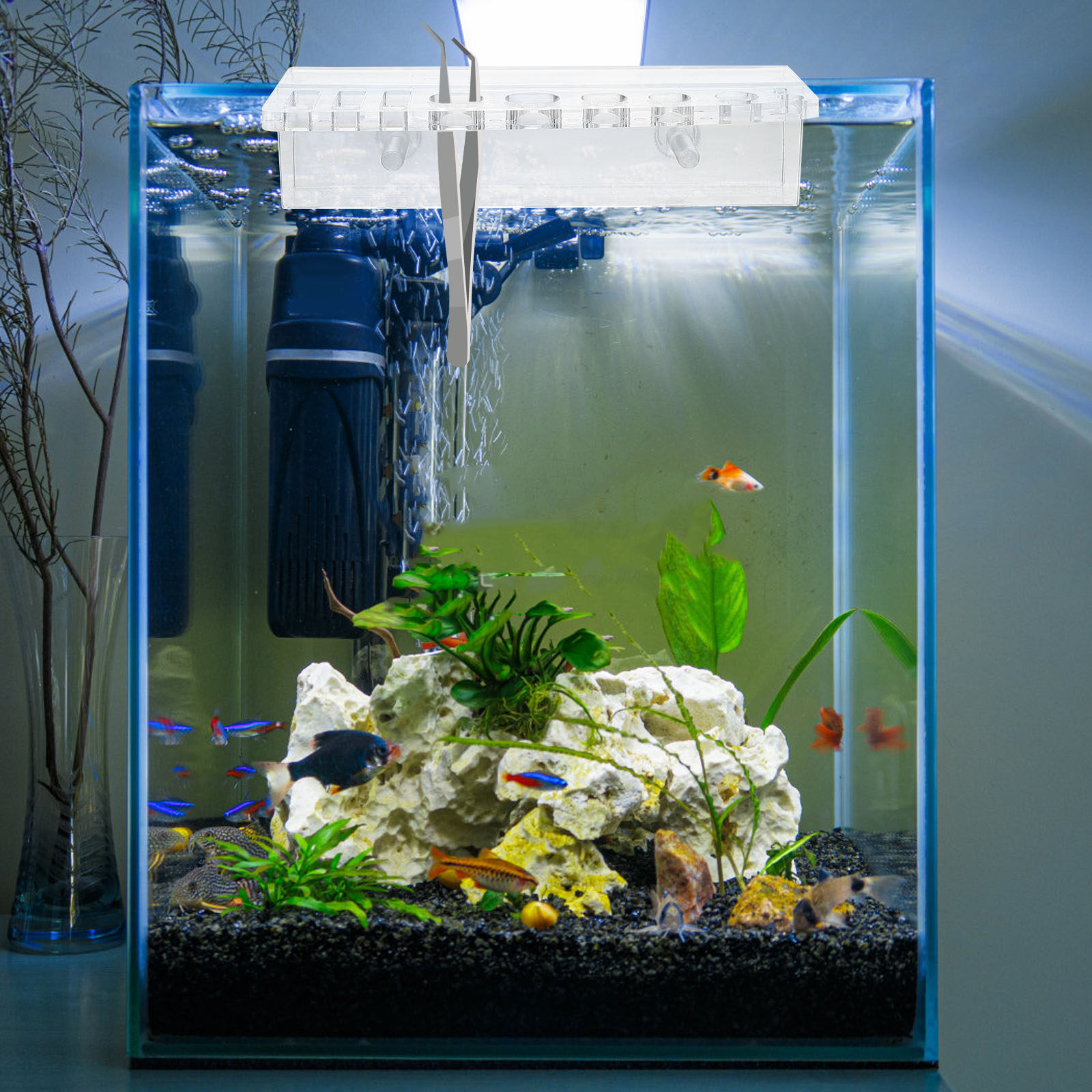 Tempat Alat Akuarium Rak Penyi - Planted Aquarium Maintenance ulasan dan harga