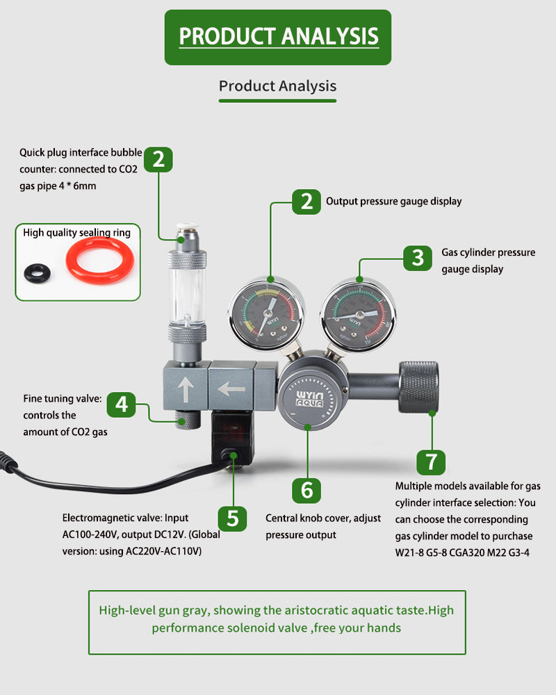 Regulator CO2 DIY untuk Akuari - Co2 Regulator Dual Stage ulasan dan harga