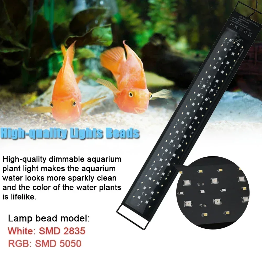IP68 lampu LED akuarium tahan  - Aquarium Plant Light Spectrum ulasan dan harga