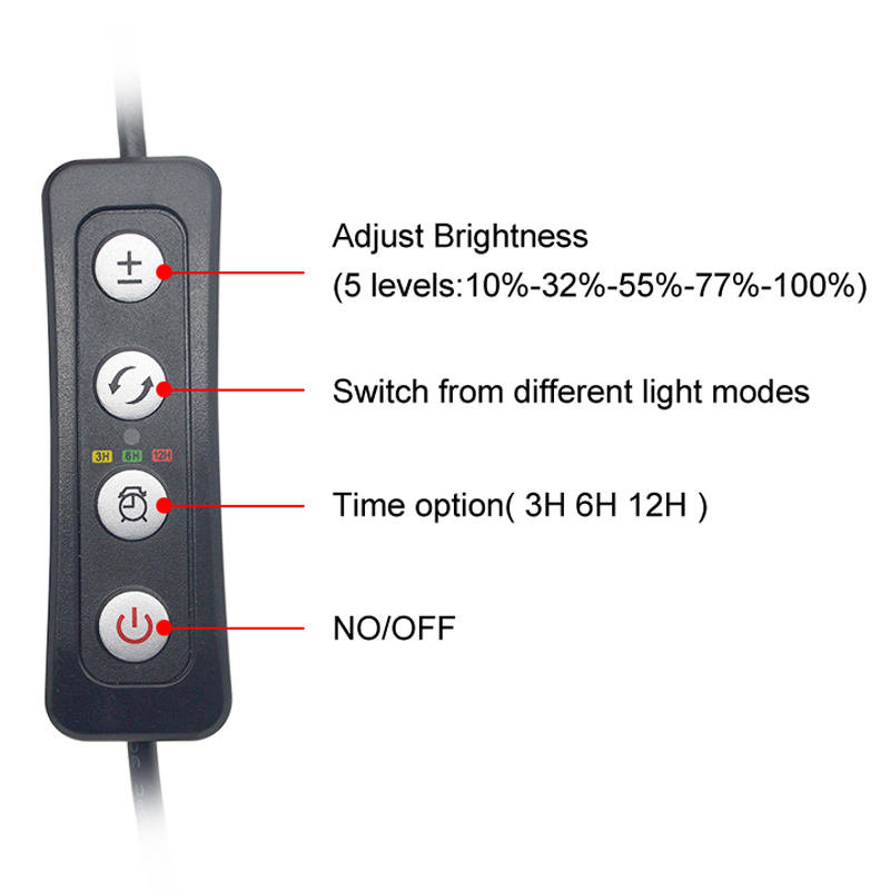 Lampu LED Akuarium untuk 16-64 - Aquarium Plant Light Spectrum ulasan dan harga