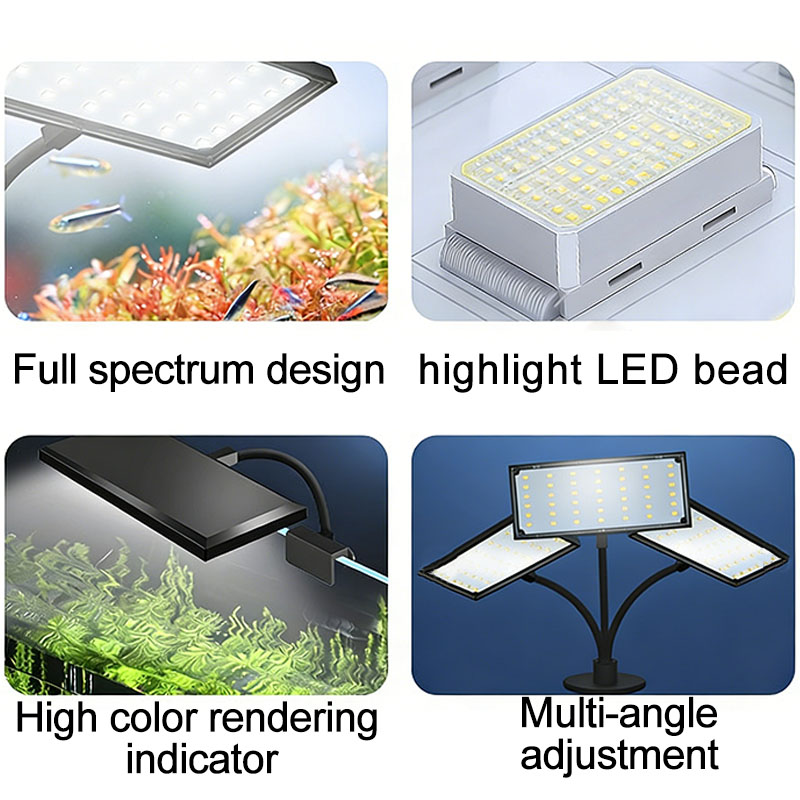 Lampu LED Spektrum Penuh untuk - Aquarium Plant Light Spectrum ulasan dan harga