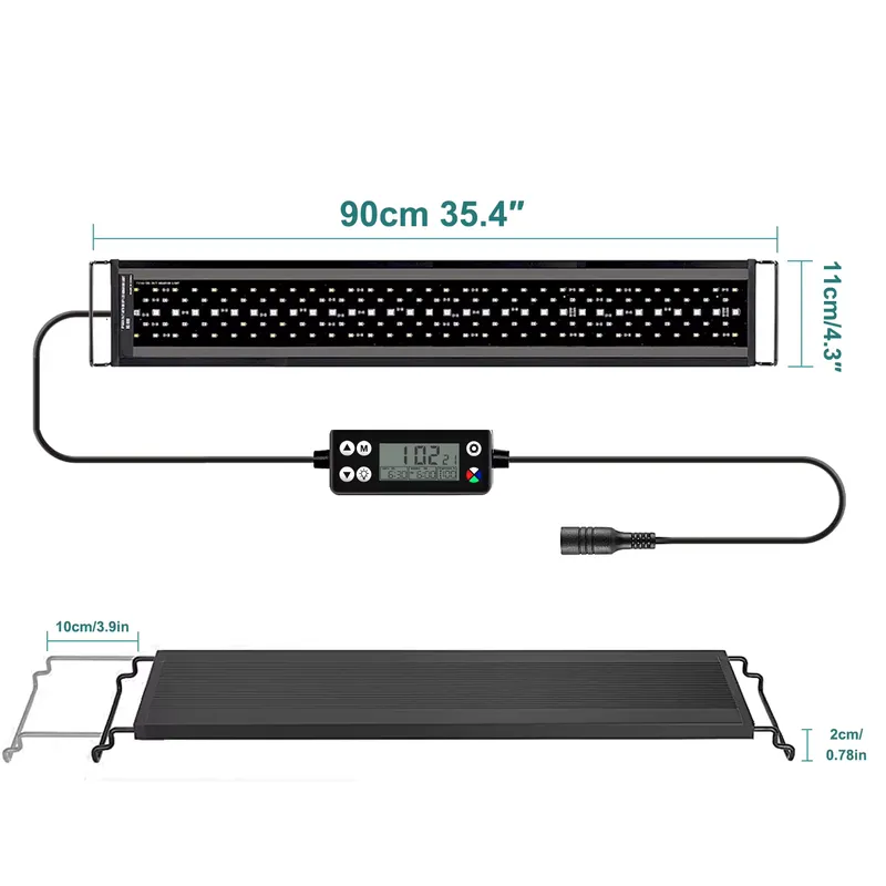 Lampu LED Akuarium Spektrum Pe - Aquarium Plant Light Spectrum ulasan dan harga