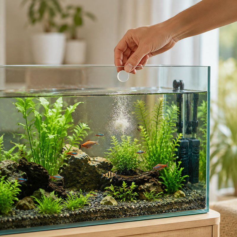 Tablet Penghilang Alga Akuariu - Aquarium Plant Vitamins ulasan dan harga