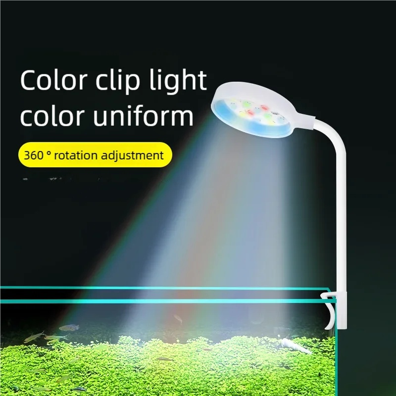 Lampu Akuarium LED 3W Clip-On  - Aquarium Plant Light Spectrum ulasan dan harga