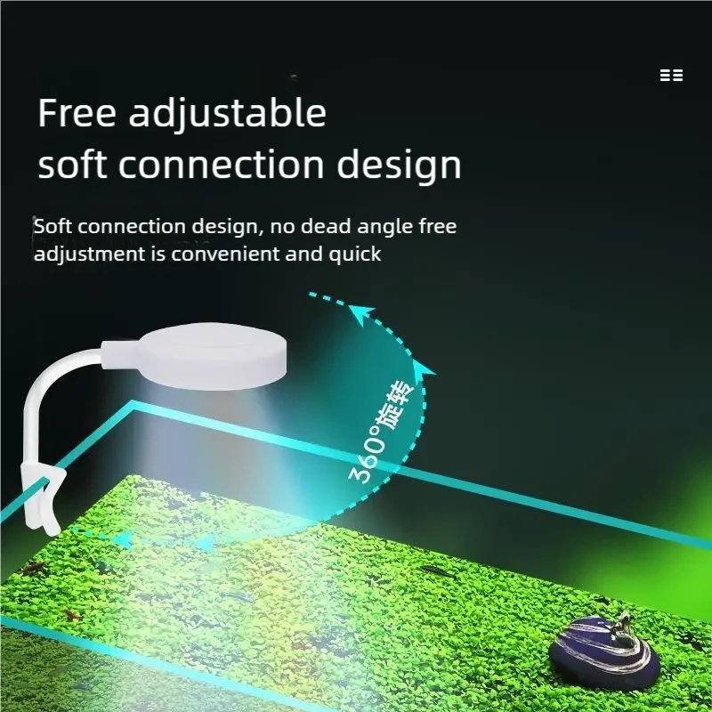 Lampu Akuarium LED 3W Clip-On  - Aquarium Plant Light Spectrum ulasan dan harga