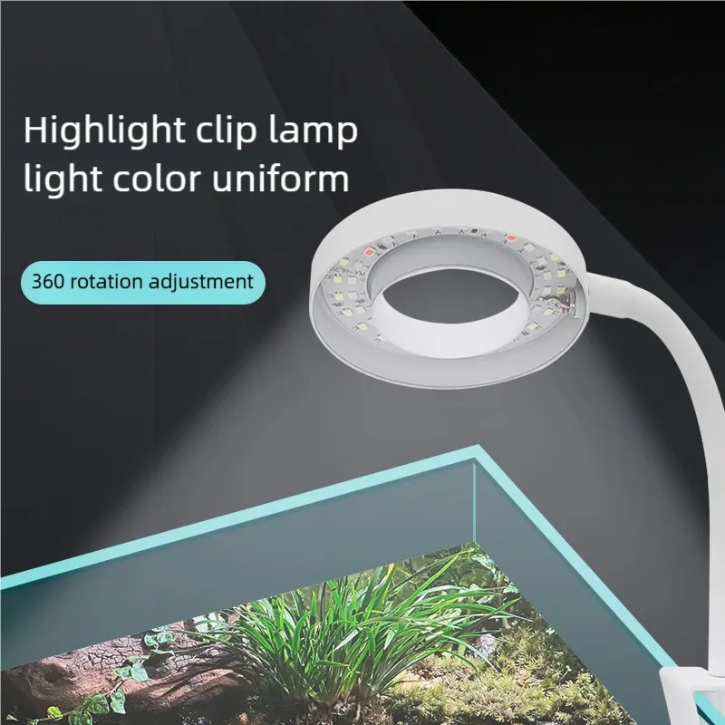 Lampu Akuarium LED 3W Clip-On  - Aquarium Plant Light Spectrum ulasan dan harga