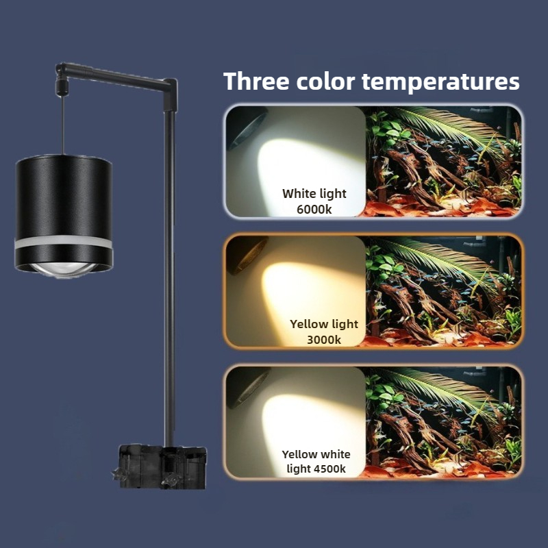 Lampu Akuarium Clip-On Spektru - Aquarium Plant Light Spectrum ulasan dan harga