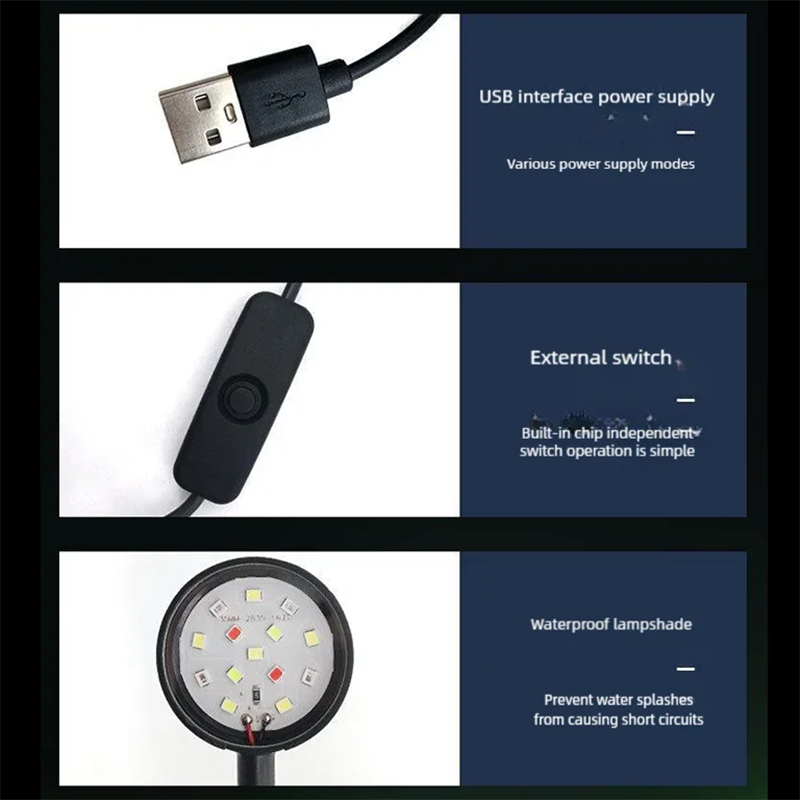 Lampu Klip Akuarium LED USB Tr - Aquarium Plant Vitamins ulasan dan harga