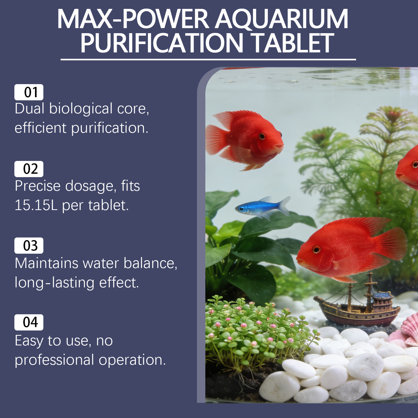 Tablet Penghilang Alga untuk A - Planted Aquarium Cloudy Water ulasan dan harga
