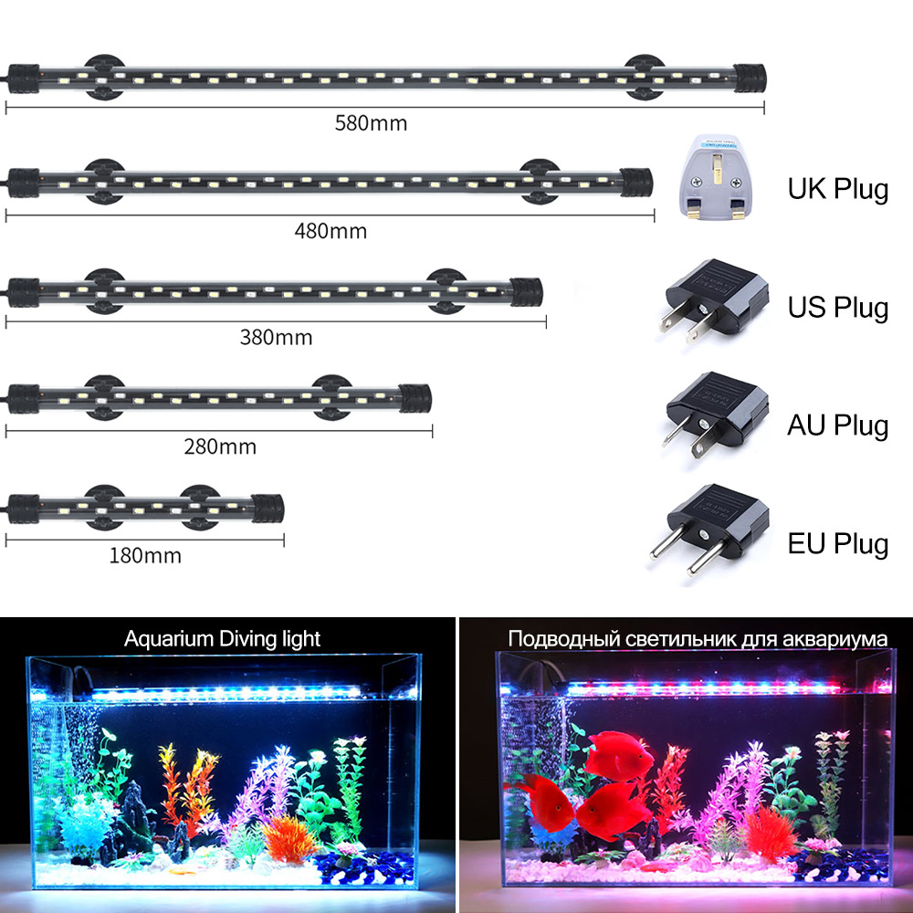 Lampu Akuarium LED 90-260V Lam - Aquarium Plant Delivery ulasan dan harga