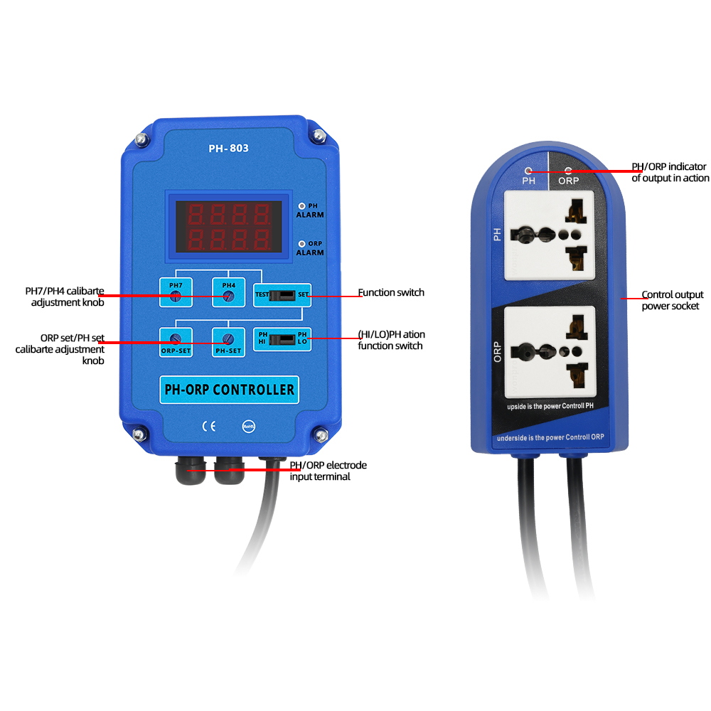 PH-803 Digital 2 & 1 PH ORP Re - Planted Aquarium Ph ulasan dan harga