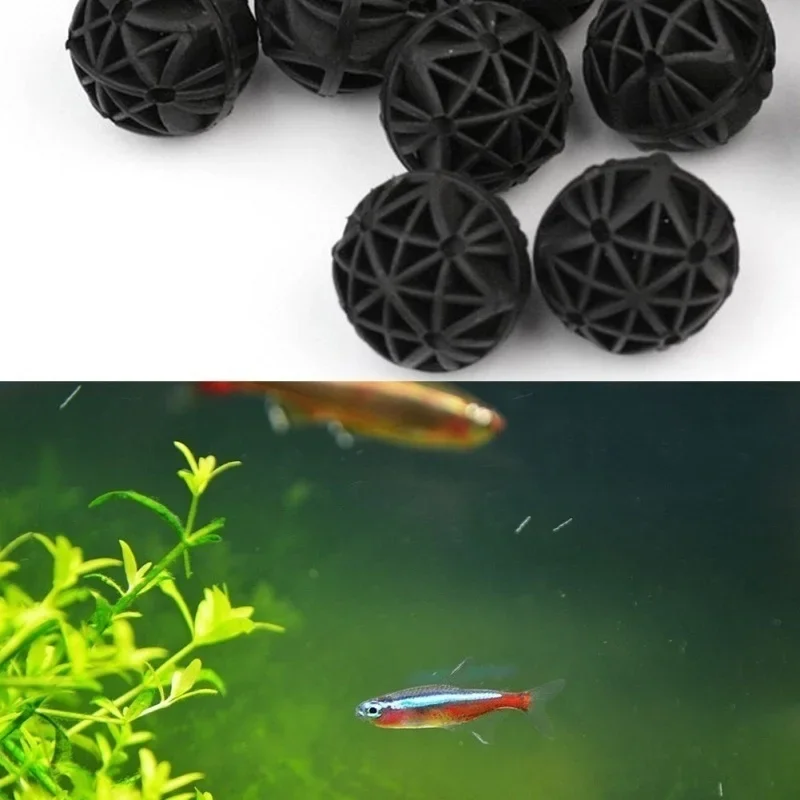 20Pcs Bola Bio Filter Akuarium - Aquarium Plant Fertilizer ulasan dan harga
