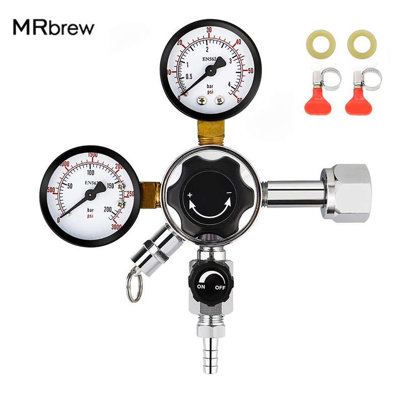 Regulator Tekanan Bir Draft CO - Co2 Regulator Dual Stage ulasan dan harga