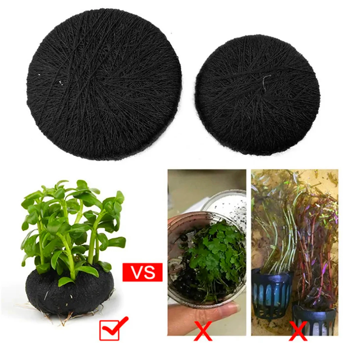 5 buah tangki ikan hitam rumpu - Aquarium Planted Tank Substrate ulasan dan harga